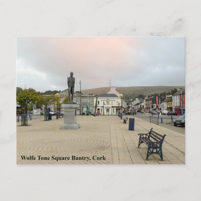 Imagen irlandesa para postal (Anverso)