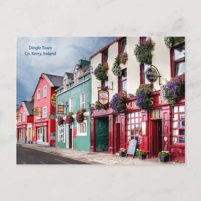 Imagen irlandesa para postal (Anverso)