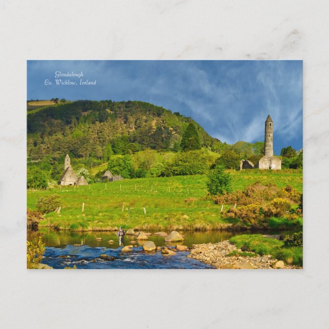 Imagen irlandesa para postal (Anverso)