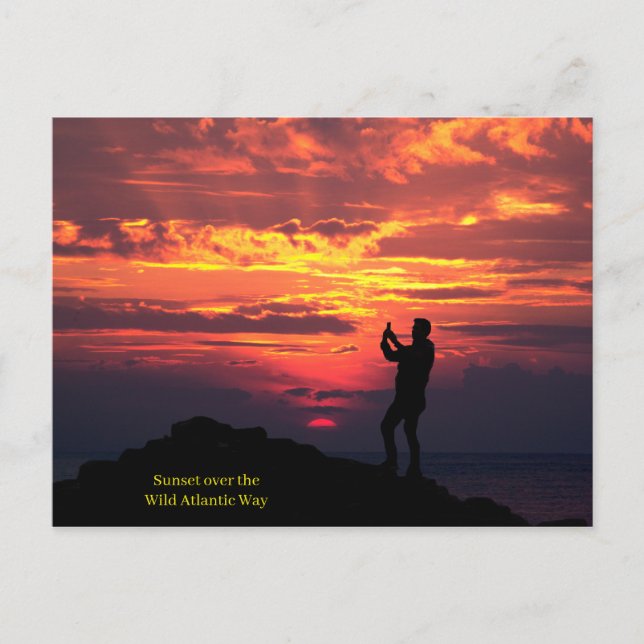 Imagen irlandesa para postal (Anverso)