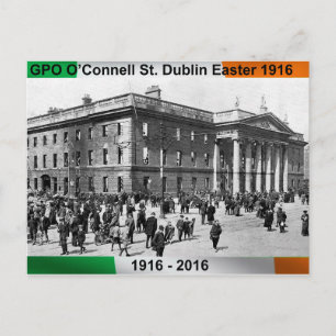 Imagen irlandesa para postal de 1916