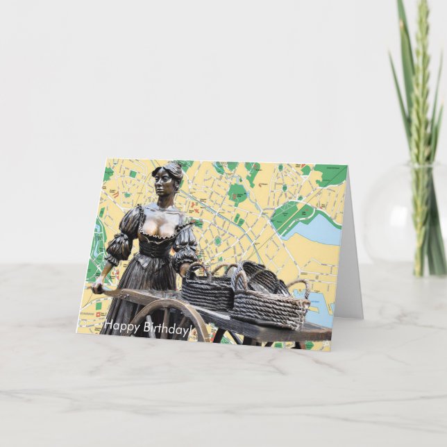 Imagen irlandesa para tarjeta de bienvenida de cum (Anverso)