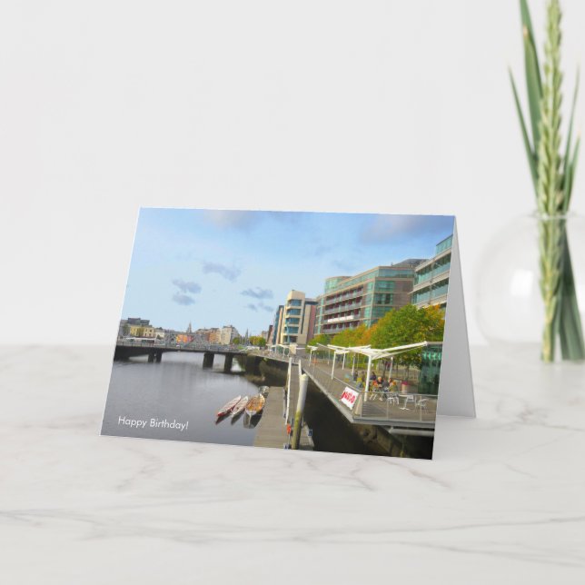 Imagen irlandesa para tarjeta de bienvenida de cum (Anverso)