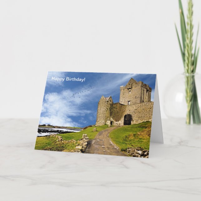 Imagen irlandesa para tarjeta de bienvenida de cum (Anverso)