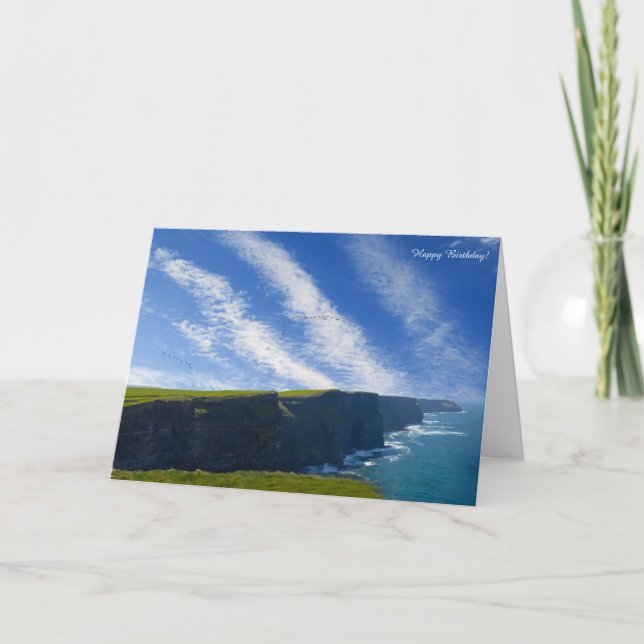 Imagen irlandesa para tarjeta de bienvenida de cum (Anverso)