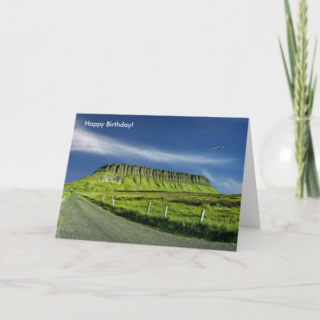 Imagen irlandesa para tarjeta de bienvenida de cum (Anverso)