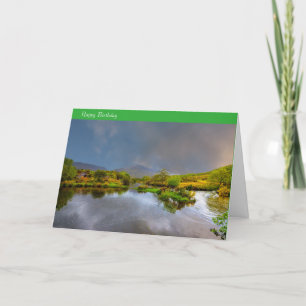 Imagen irlandesa para tarjeta de felicitación de c