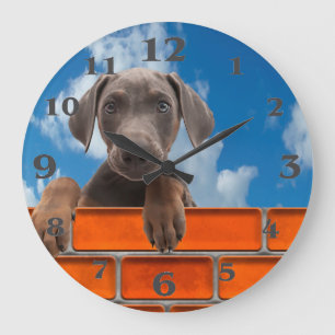 imagen mascota para reloj de pared redonda-grande