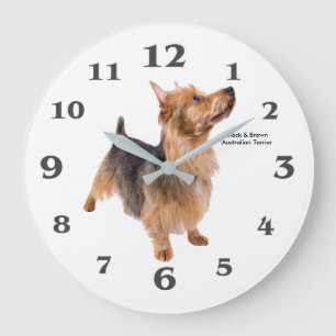 Imagen mascota para reloj de pared redonda grande