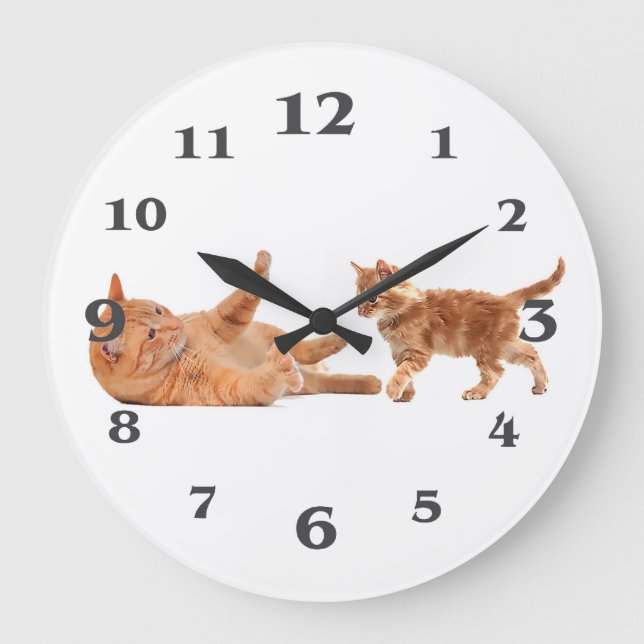 imagen mascota para reloj de pared redonda-grande (Anverso)