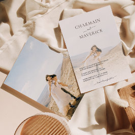 Imagen moderna Elegante Invitación a la boda