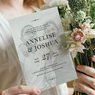 Imagen moderna y simple sobre la invitación a la b
