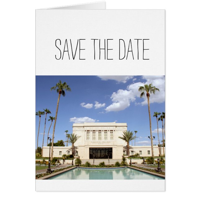 imagen mormon del templo de lds mesa arizona (Frente)