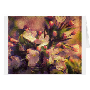 Imagen Painterly del flor de Crabapple