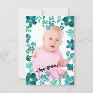 Imagen personalizada y tarjeta de cumpleaños feliz