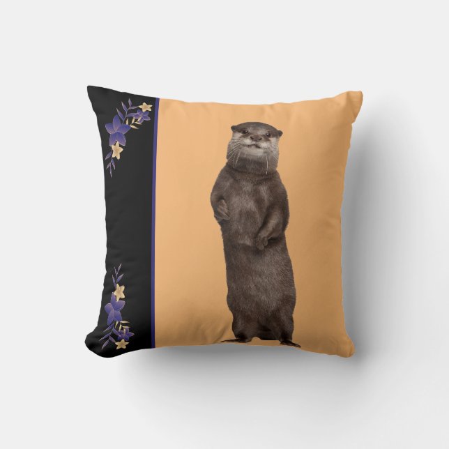 Imagen reversible del Cojín decorativo Otters (Anverso)