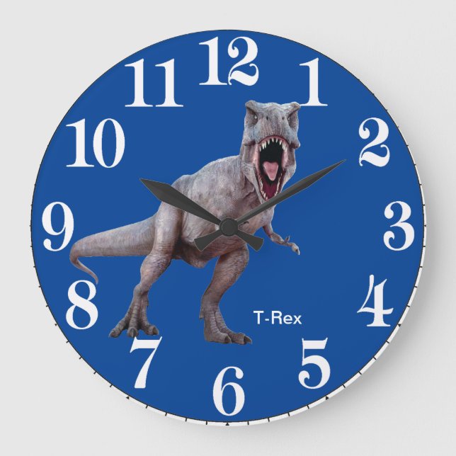 Imagen T-Rex para reloj de pared acrílico (Anverso)