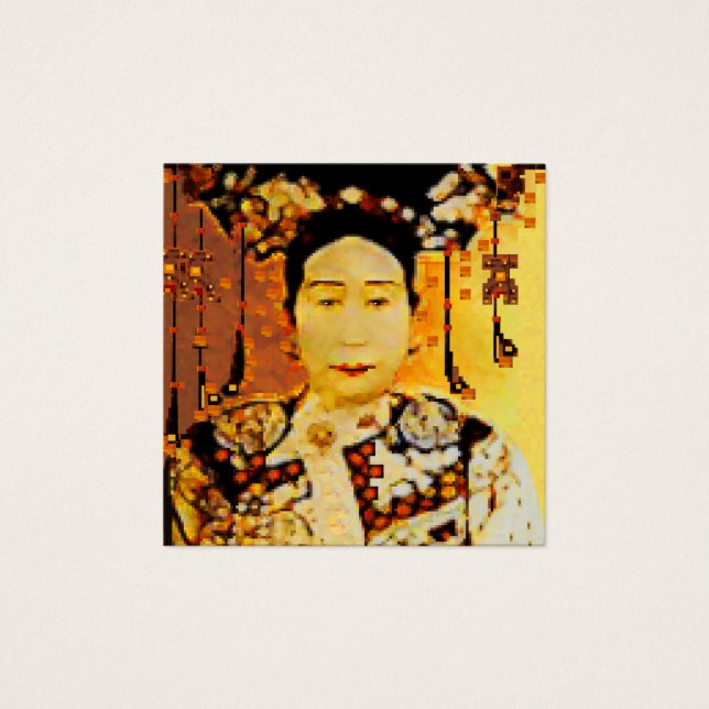Imagen vintage de la emperatriz de China (Anverso)
