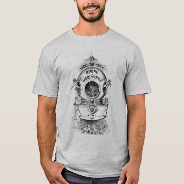 Imagen vintage de SCUBA, camiseta (Anverso)