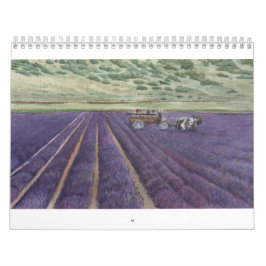 Imágenes acuarelas de YL Lavender y más calendario