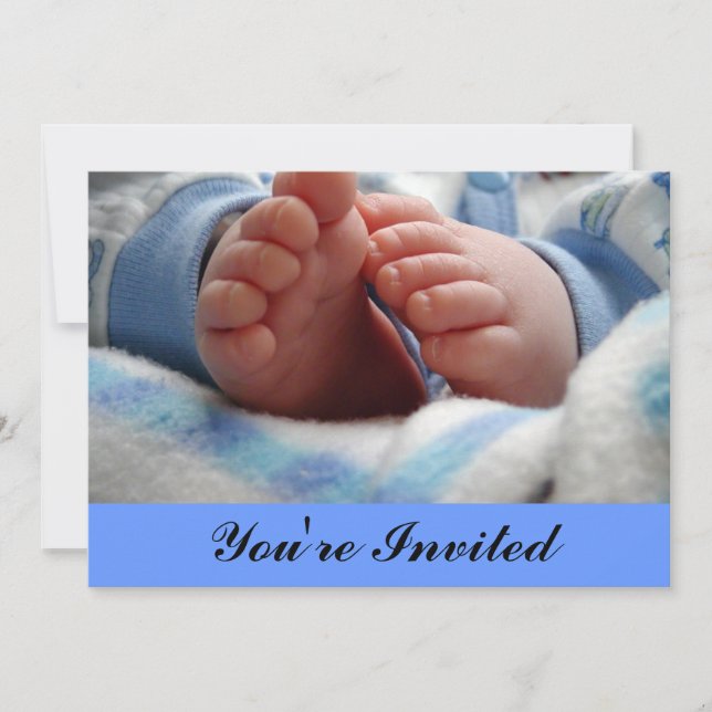 Imágenes de bebé Invitación a Baby Shower (Anverso)