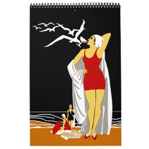 Imágenes de calendario vintage retro Pósters 2 lla