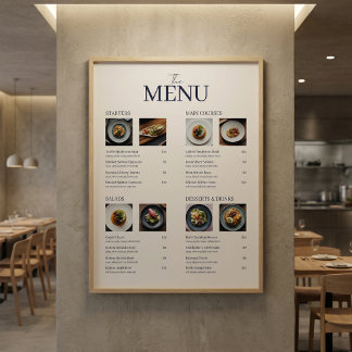 Imágenes de código QR de menú de restaurante clási