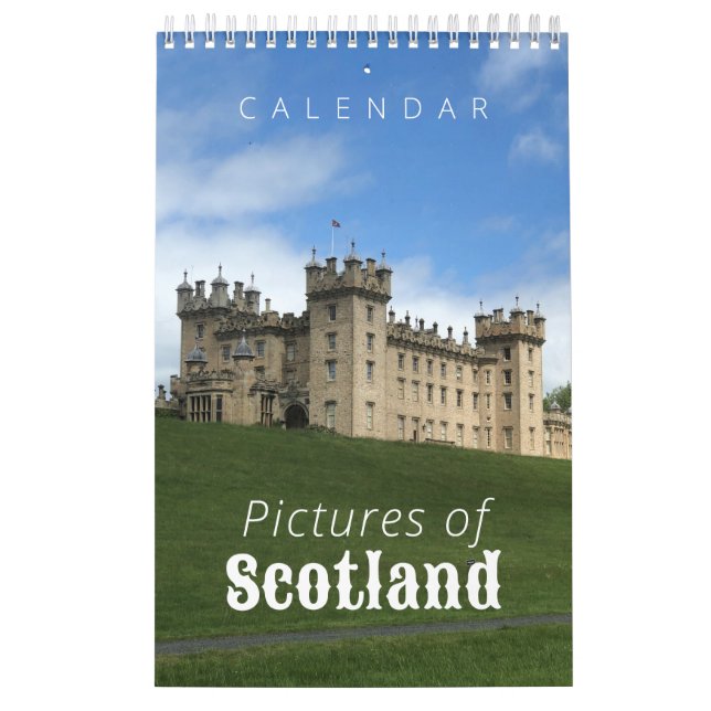 Imágenes de Escocia en un calendario (Tapa)