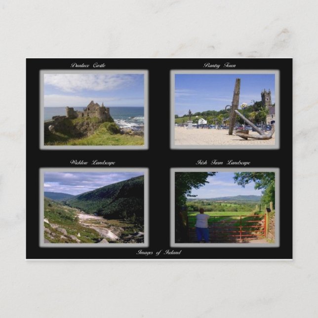 Imágenes de la postal de Irlanda (Anverso)