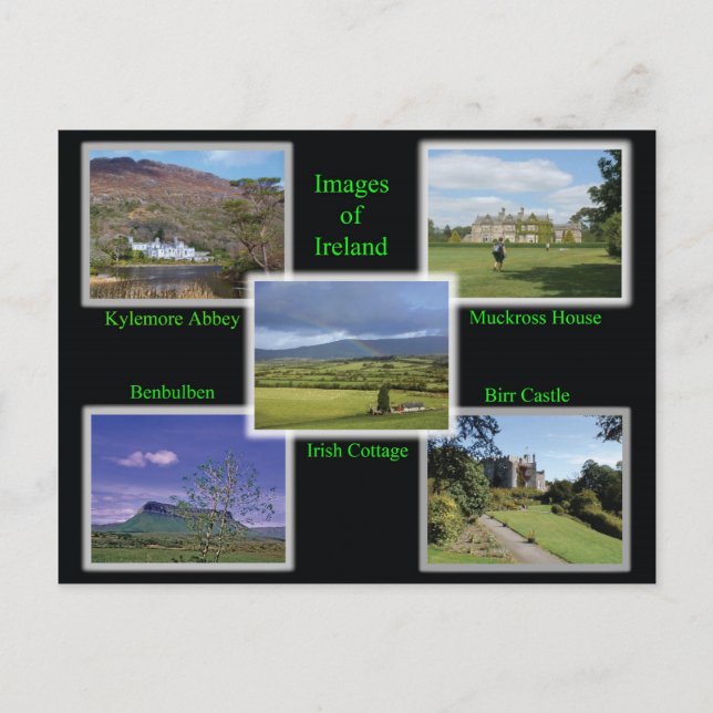 Imágenes de la postal de Irlanda (Anverso)