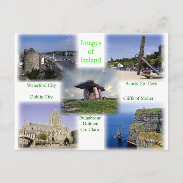 Imágenes de la postal de Irlanda (Anverso)