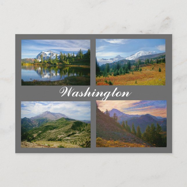 Imágenes de la postal de Washington (Anverso)