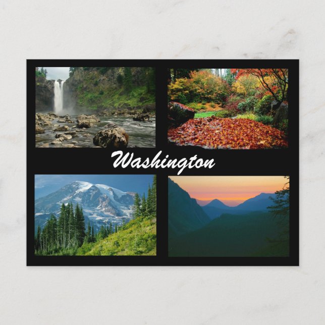 Imágenes de la postal de Washington (Anverso)