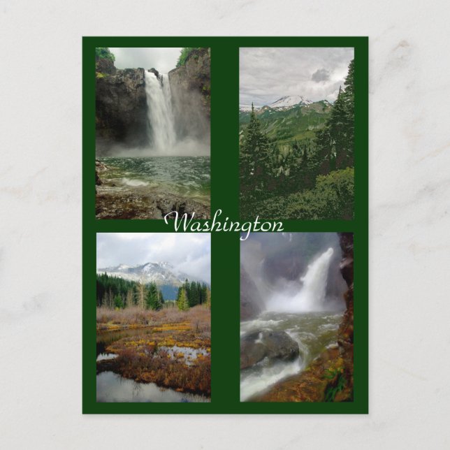 Imágenes de la postal de Washington (Anverso)