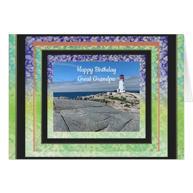 Imágenes de la tarjeta de cumpleaños del abuelo (Anverso (Horizontal))