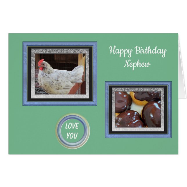 Imágenes de la tarjeta de cumpleaños del sobrino (Anverso (Horizontal))