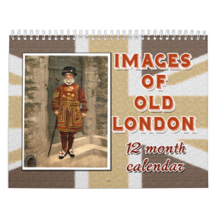 Imágenes de Londres viejo calendario de 12 meses