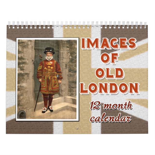 Imágenes de Londres viejo calendario de 12 meses (Tapa)