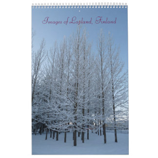 Imágenes del calendario 2011 de Laponia