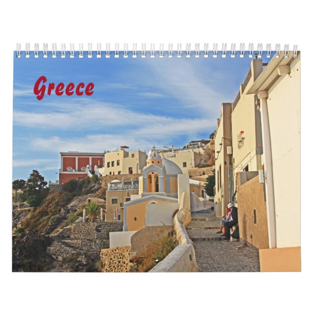 Imágenes del Calendario de Grecia (Tapa)