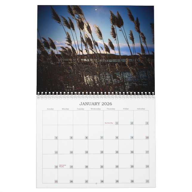 Imágenes del calendario de Nueva Inglaterra (Jan 2026)