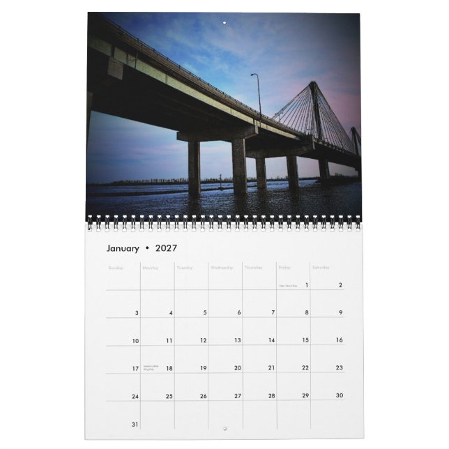 Imágenes del calendario de St. Louis (Jan 2027)