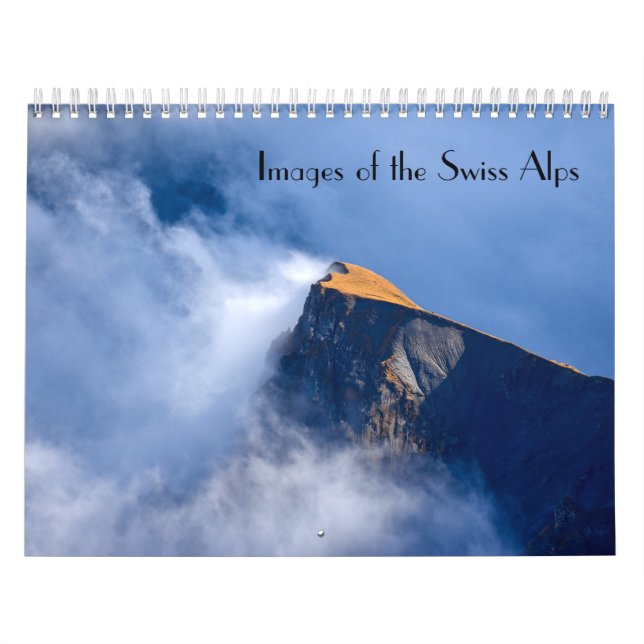 Imágenes del calendario suizo de los Alpes (Tapa)