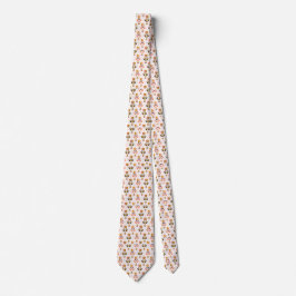 Imágenes duales de una corbata contra un fondo bla
