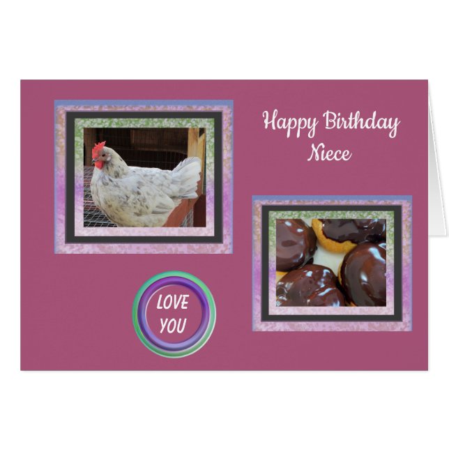 Imágenes fotográficas para tarjeta de cumpleaños d (Anverso (Horizontal))