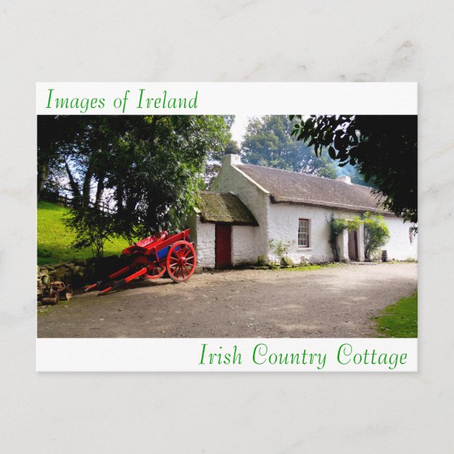 Imágenes irlandesas para la postal (Anverso)
