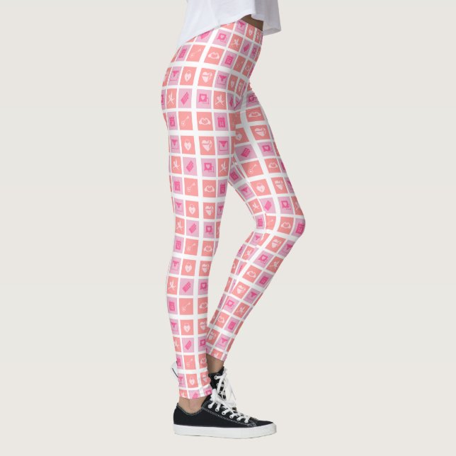 ¡Imágenes y corazones de San Valentín! Leggings de (Derecha)