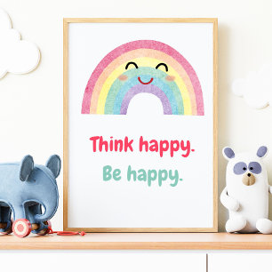 Imagina Feliz Ser Feliz, Impresión de Niños con Me