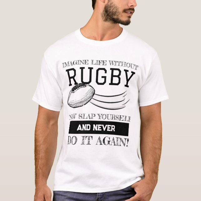 Imagina la vida sin camiseta de rugby (Anverso)