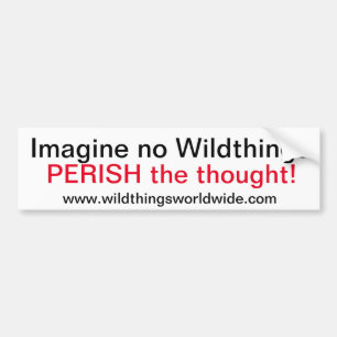 IMAGINA - Pegatina del parachoques